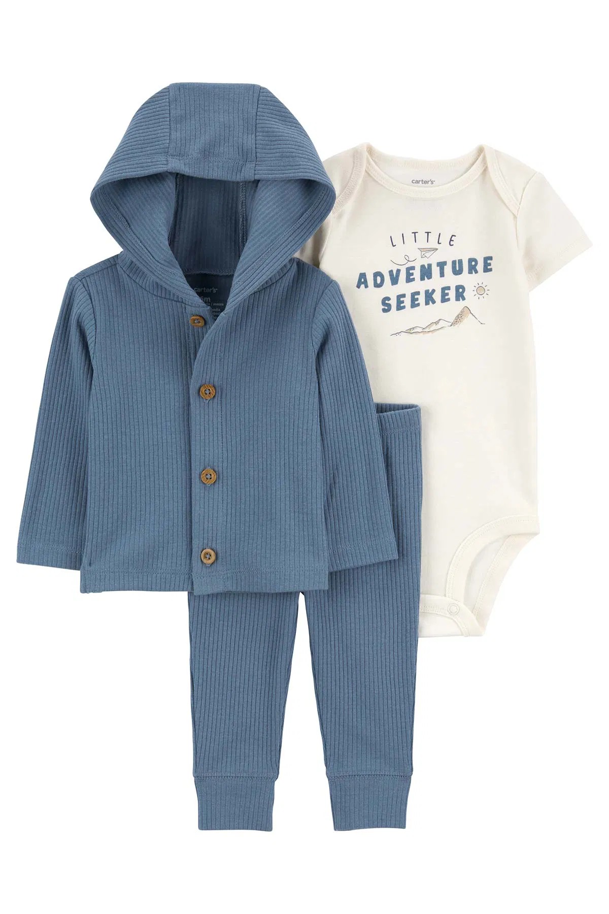 Erkek Bebek 3'lü Hırkalı Set Carter's image