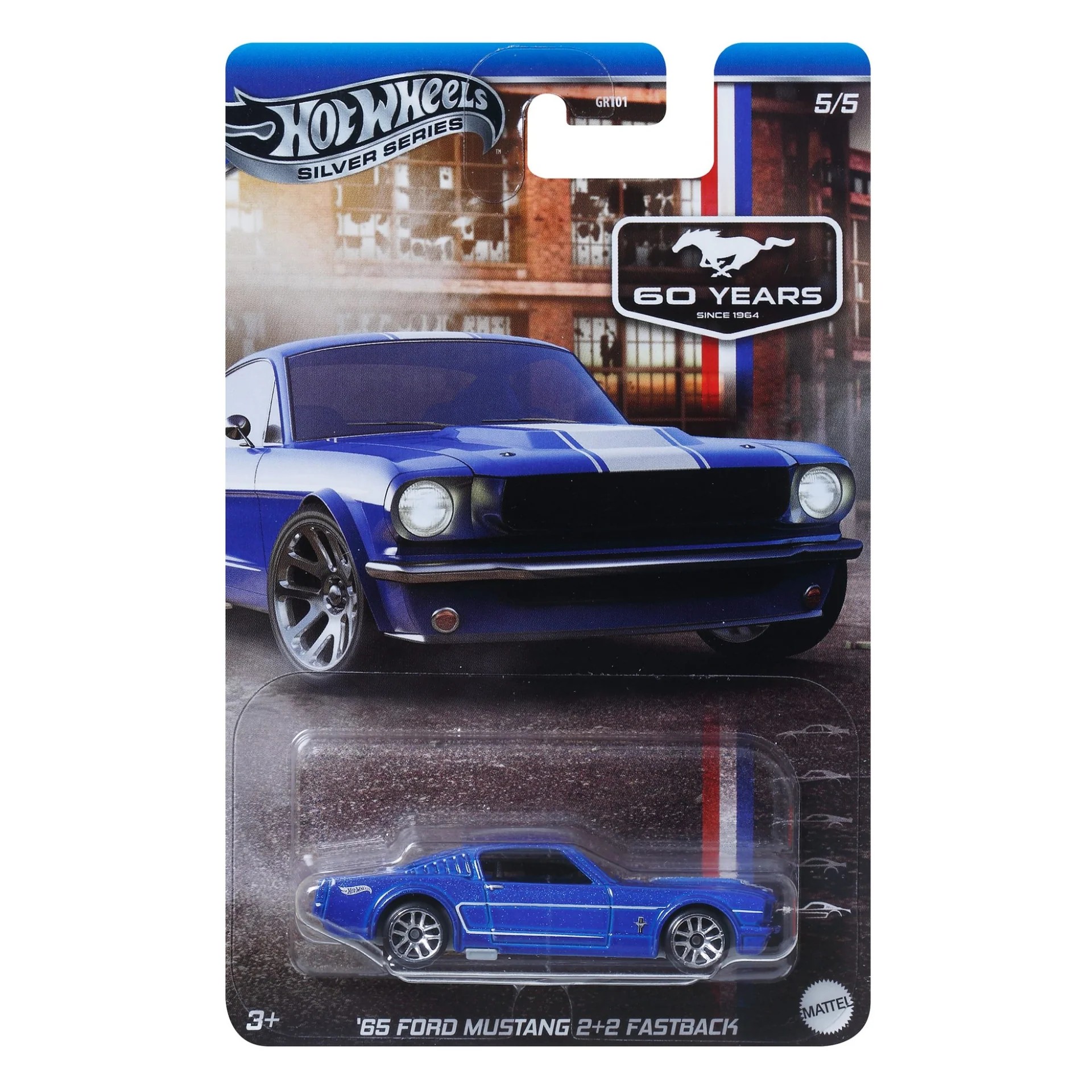 2025 HOT WHEELS Mustang 60 Years Series '65 Ford Mustang 2+2 Fastback – image
