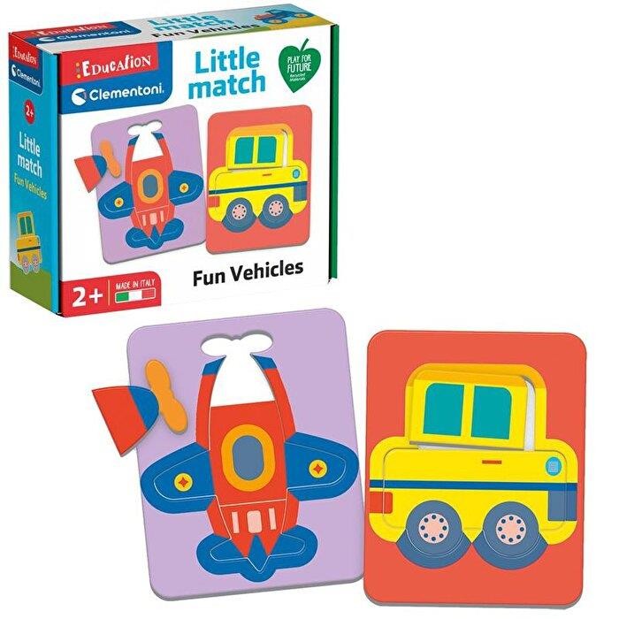 Clementoni Little Match Puzzle -Taşıtlar image