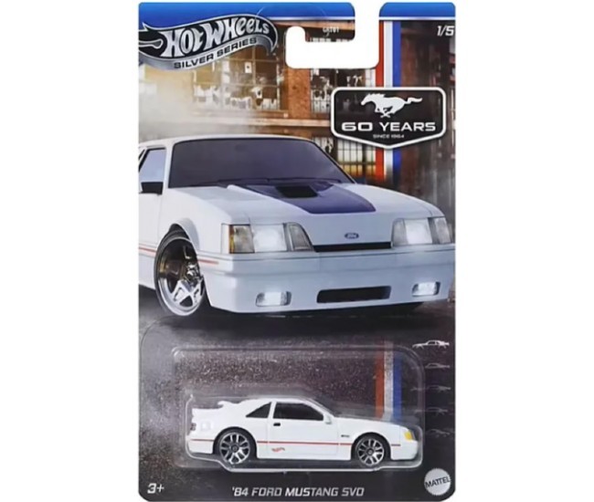 Hotwheels JBY50 1/64 FORD MUSTANG SVO 1984 image