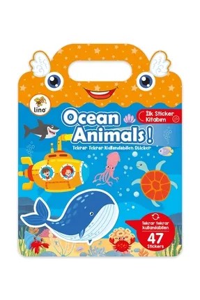 Ocean Animals ilk sticker Kitabım image