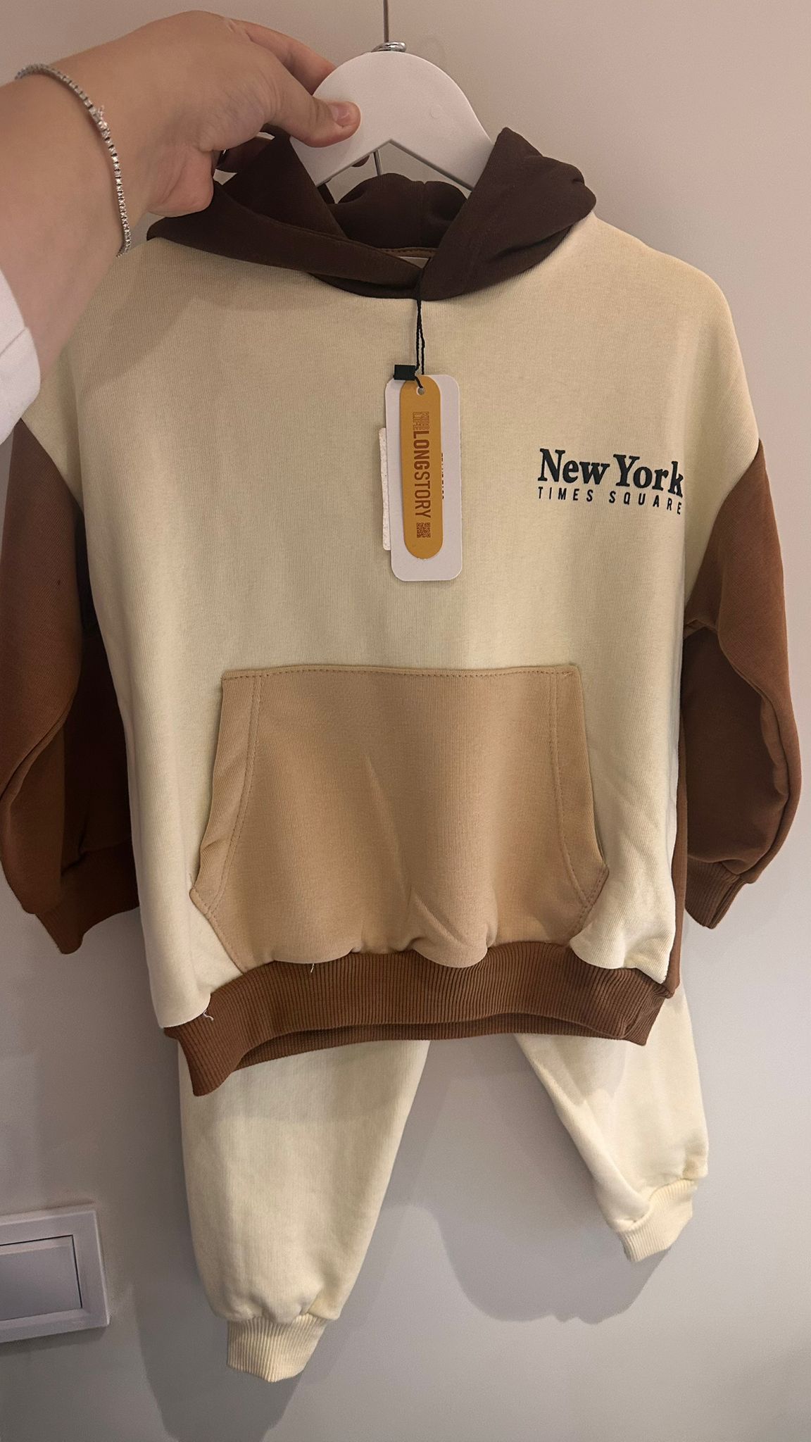 Zara model parçalı kapşonlu ürün image