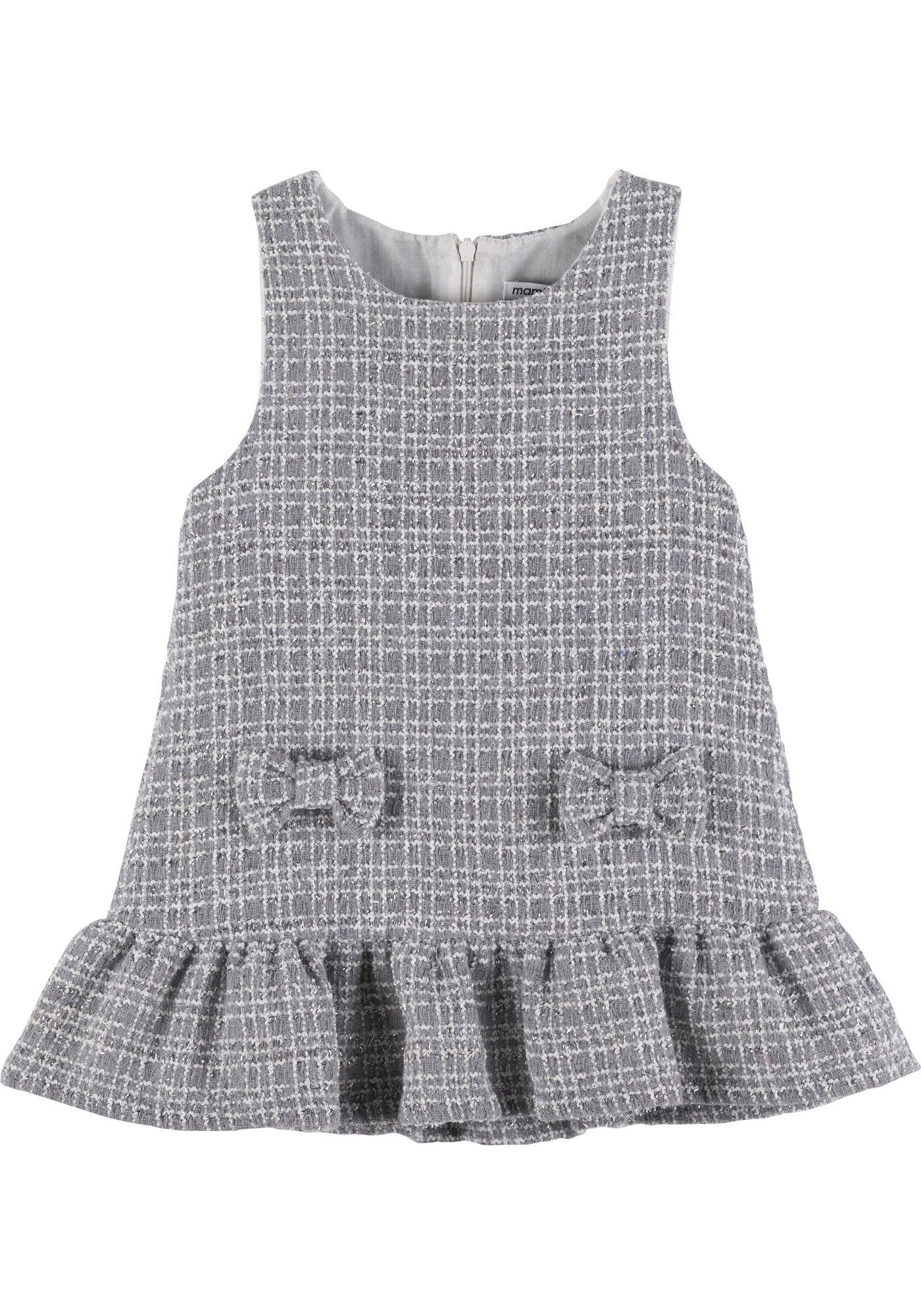 İdil Baby Mamino Gri Sİmli Elbise image