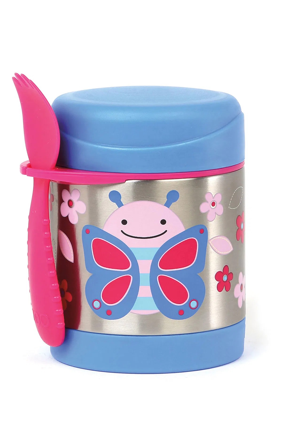 Skip Hop Paslanmaz Çelik Mama Saklama Termosu Kelebek Set