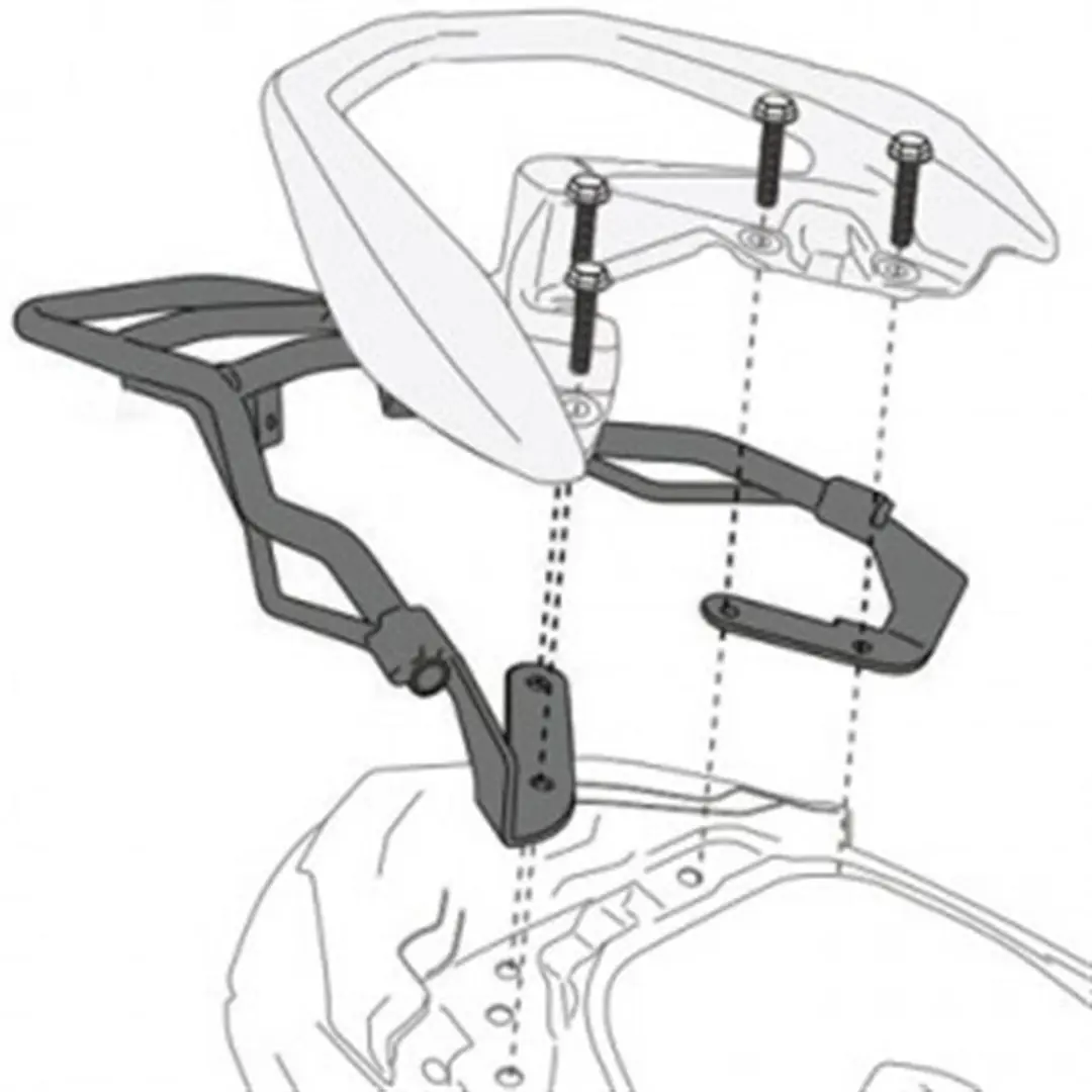 Givi SR2123 YAMAHA N-MAX 125-155 (15-19) Arka Çanta Taşıyıcı