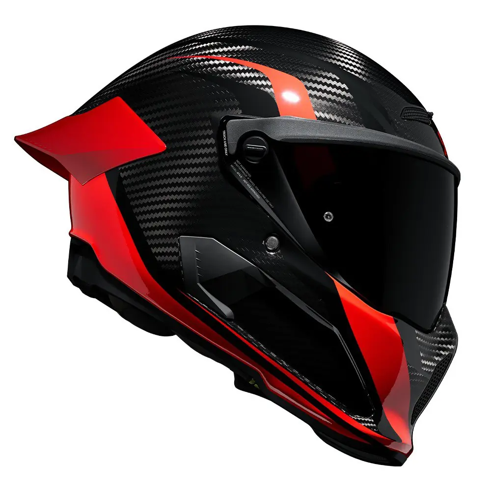 Ruroc AT4.0 Track Rosso Kapalı Kask