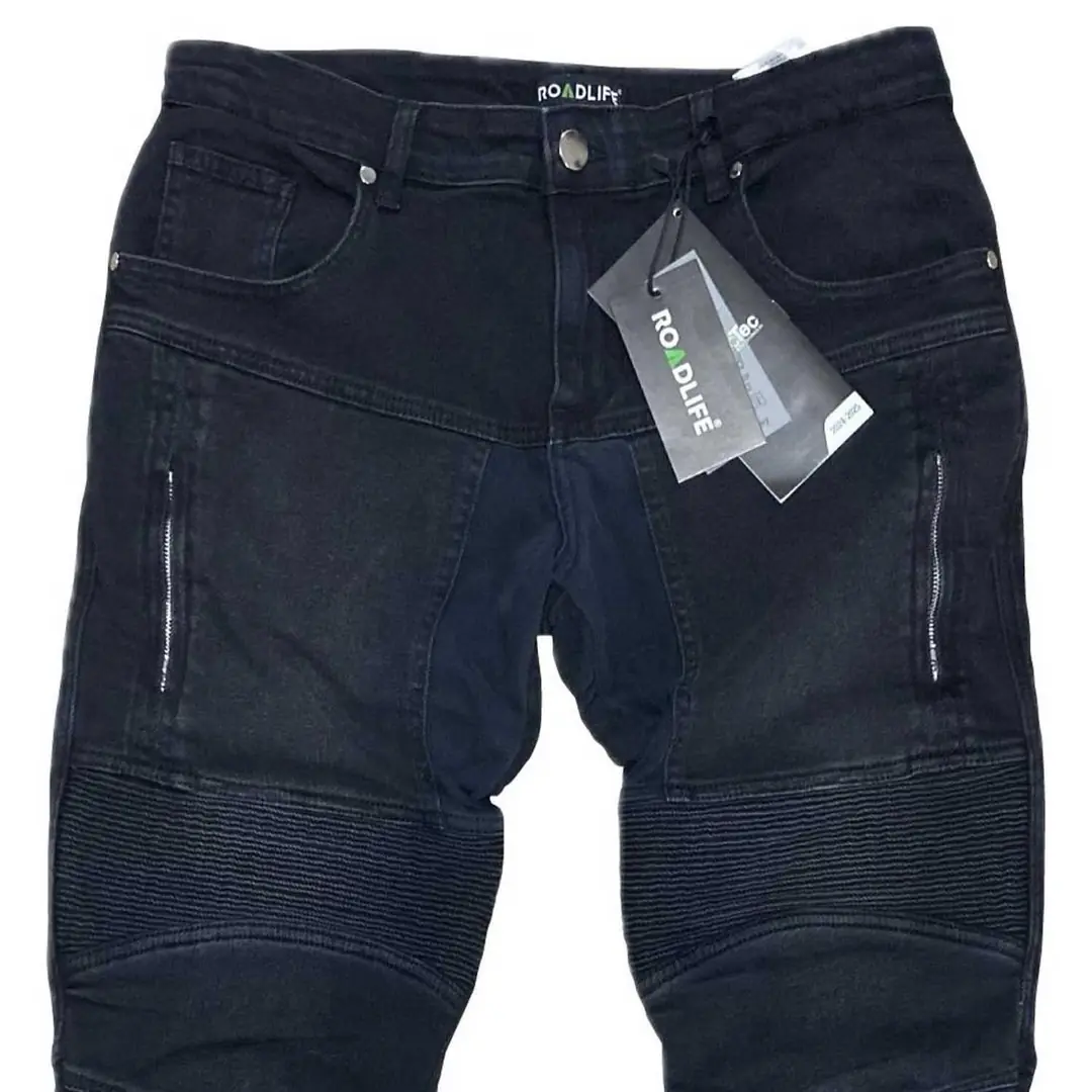 Road Life Stella Nero Kevlar Motosiklet Pantolonu