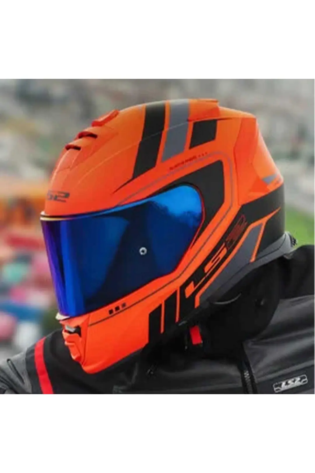 Ls2 Storm 2 Fist Full Face Motosiklet Kaskı Şeffaf + Gökkuşağı Vizörlü