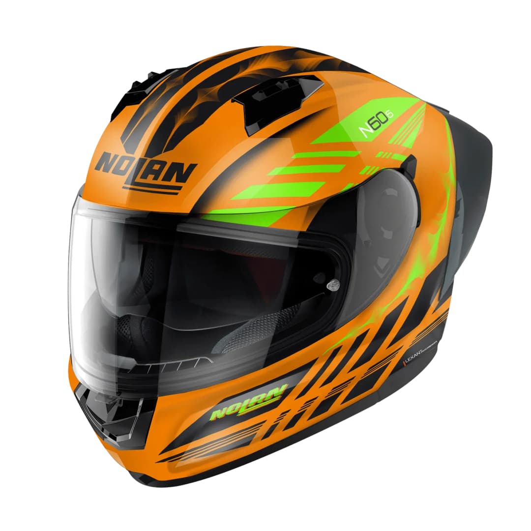 Nolan N60-6 Sport Hotfoot 027 Kapalı Motosiklet Kaskı