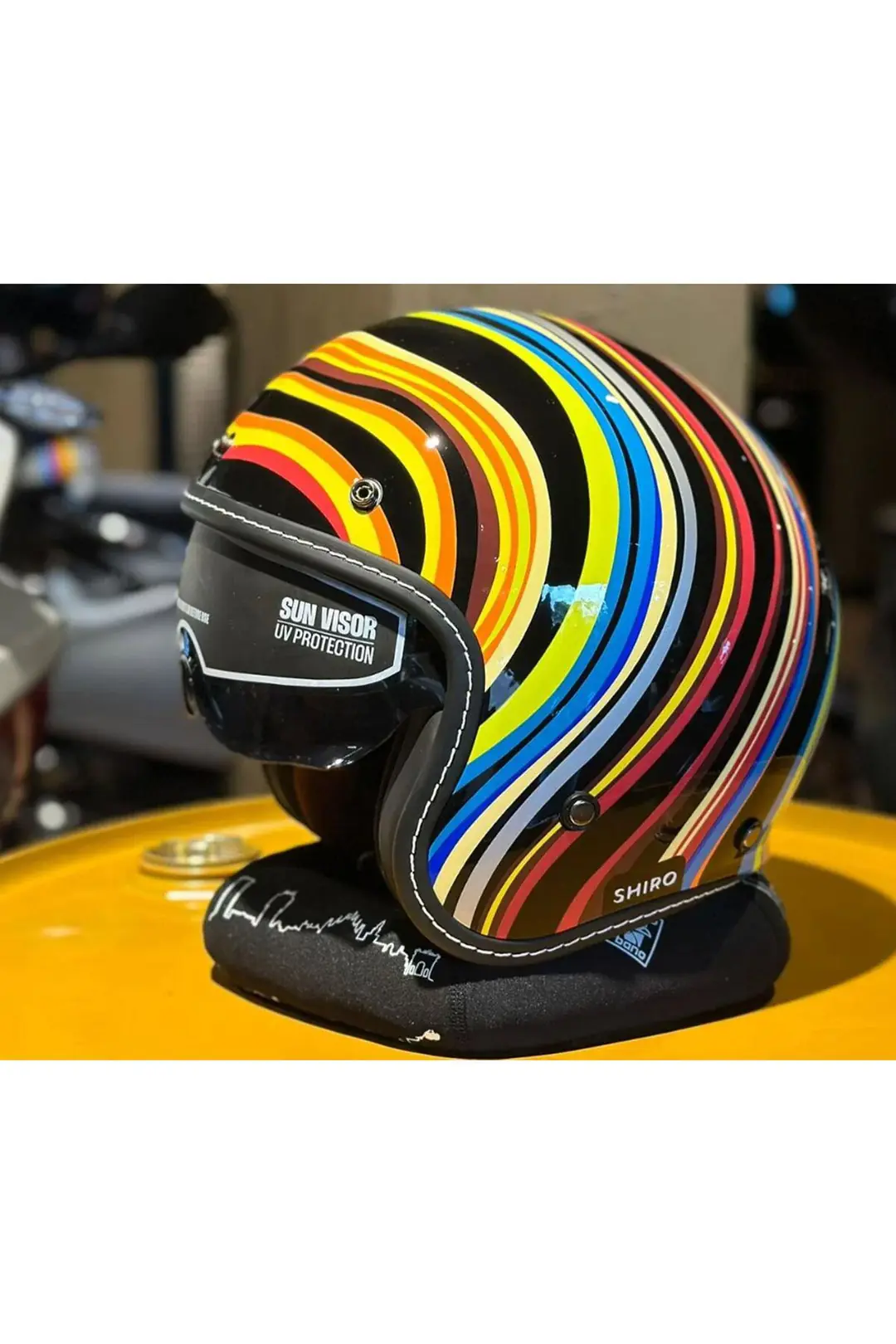 Shiro Jc.Dallas Retrobow Açık Kask