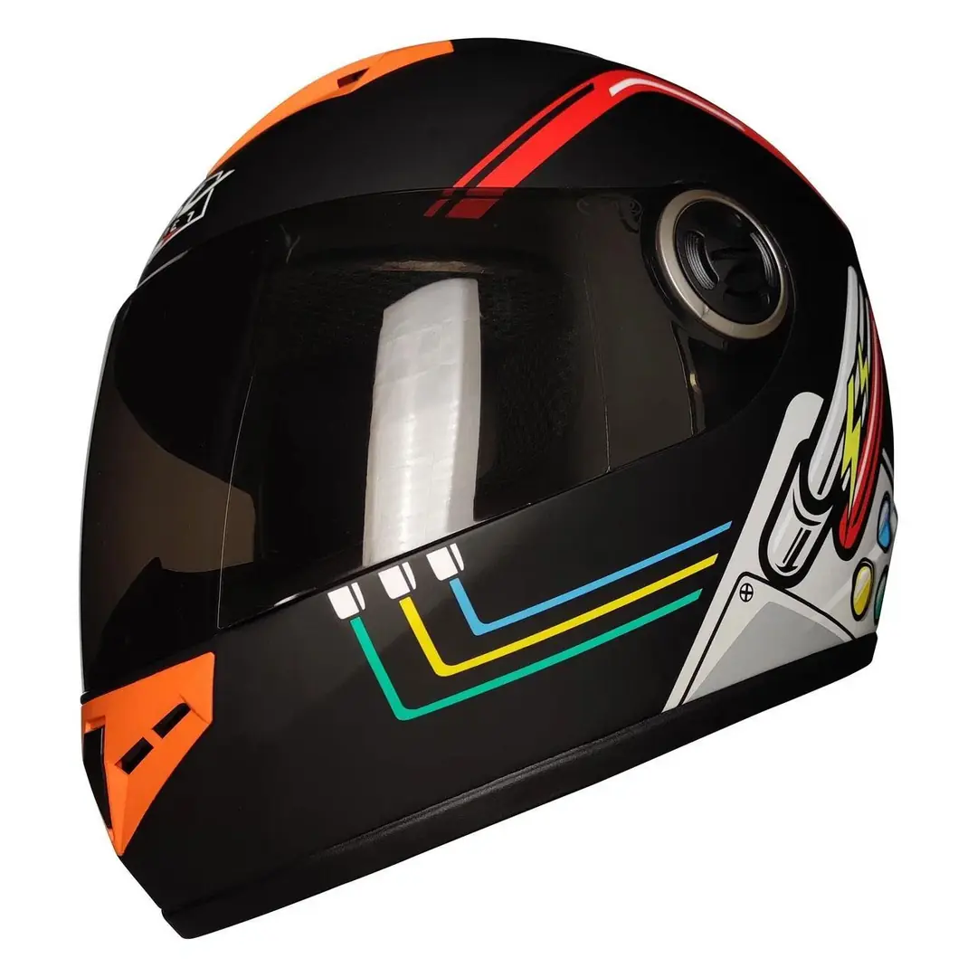 Pro Helmets S-012 Siyah Vizör Full Face Motosiklet Kaskı