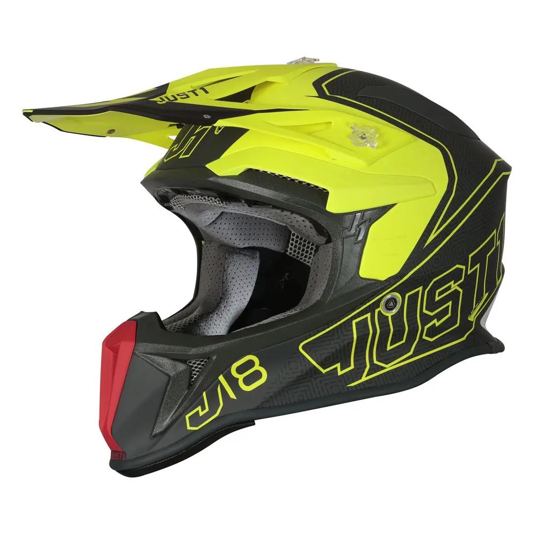 Just1 J18 +MIPS Vertigo Kros Kask - Siyah - Sarı
