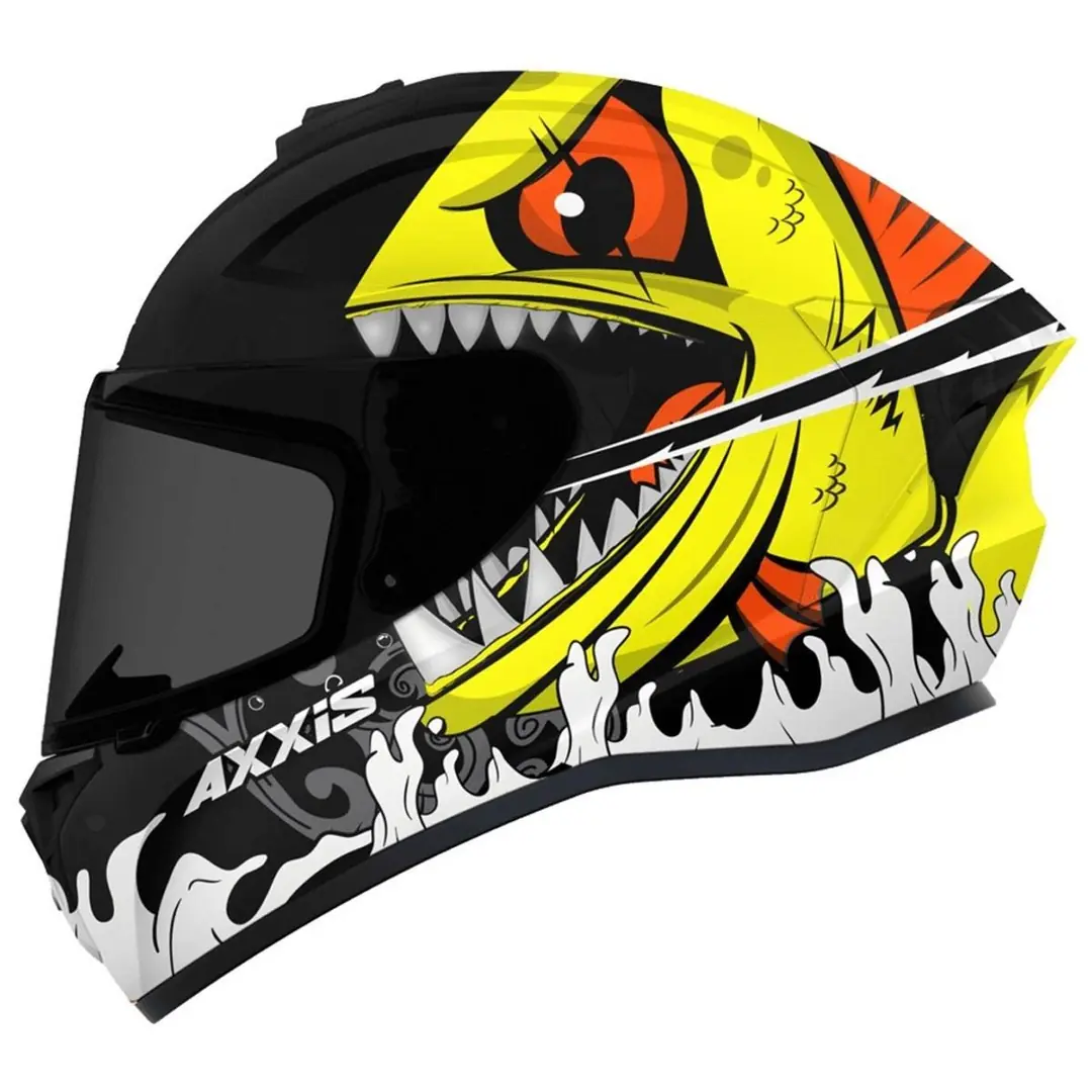 Axxis Draken Viperfish Pearl Full Face Motosiklet Kaskı