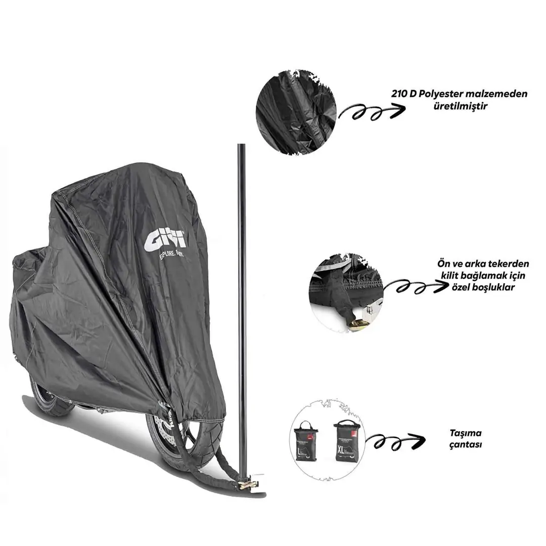 Givi S203 Motosiklet Brandası (Maxi Scooter - Sportouring - Touring -Enduro)