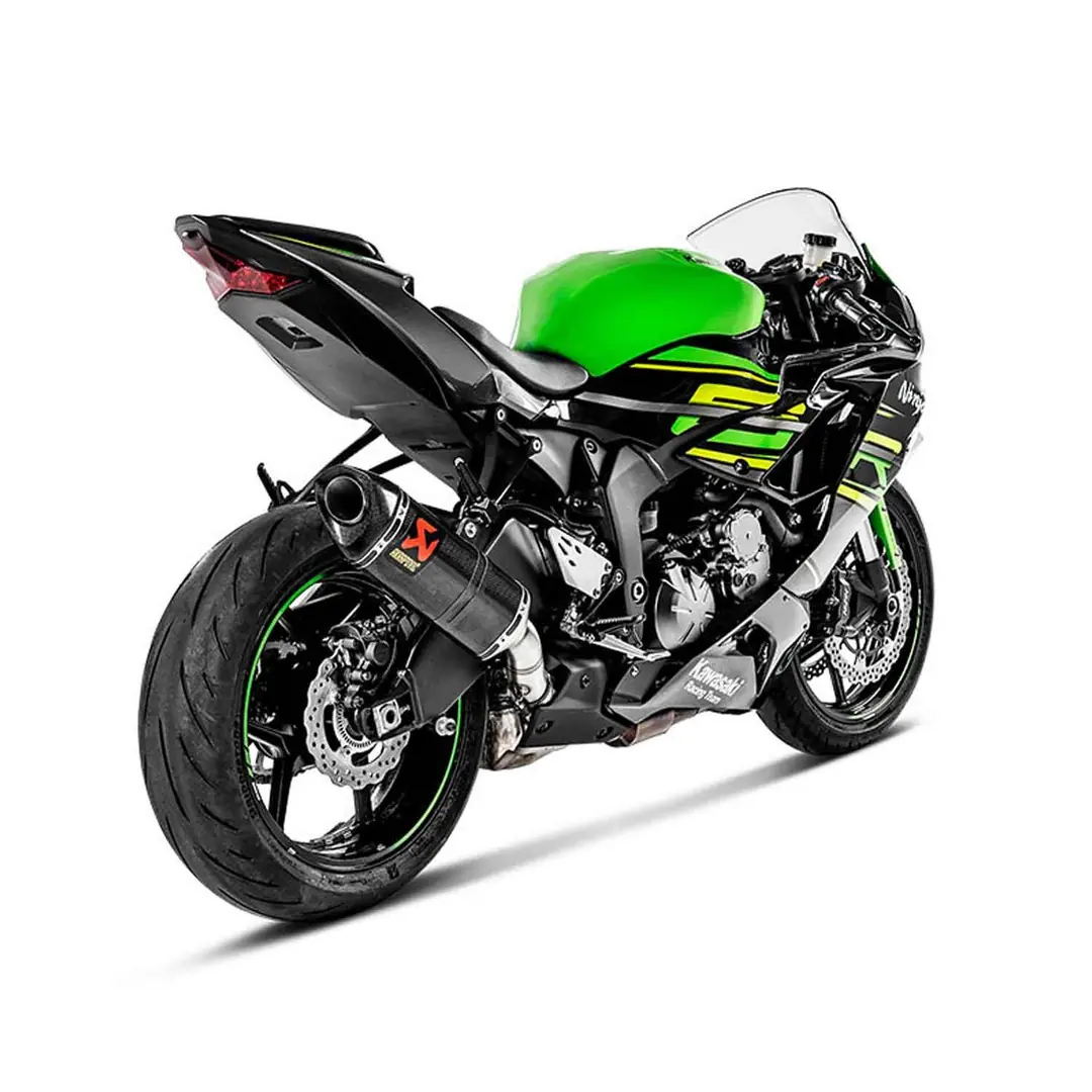 Akrapovic S-K6SO7-ZC KAWASAKI NINJA ZX-6R (09-24) SLIP-ON LINE (CARBON
