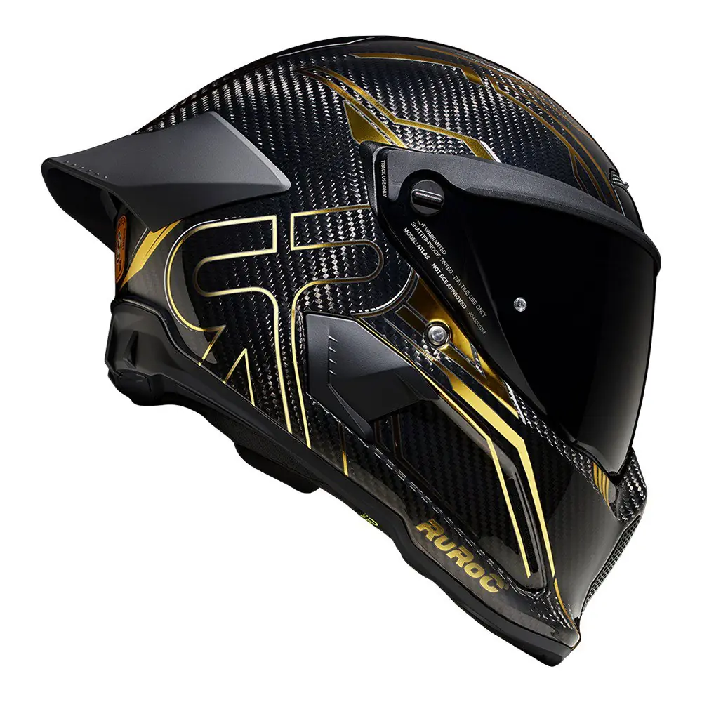 Ruroc AT4.0 Track Titan Gold Kapalı Kask