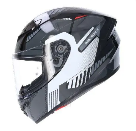 Shiro SH-870 Fighter Typhoon Full Face Motosiklet Kaskı + ıridium Vizör