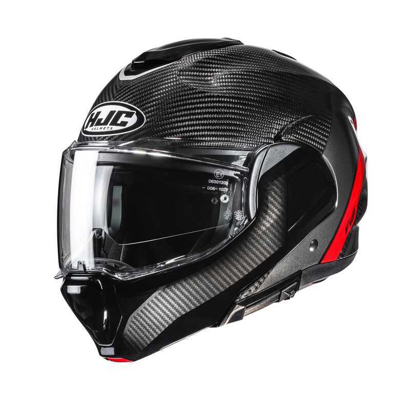 Hjc F100 Carbon Stan MC1 Çene Açılır Kask