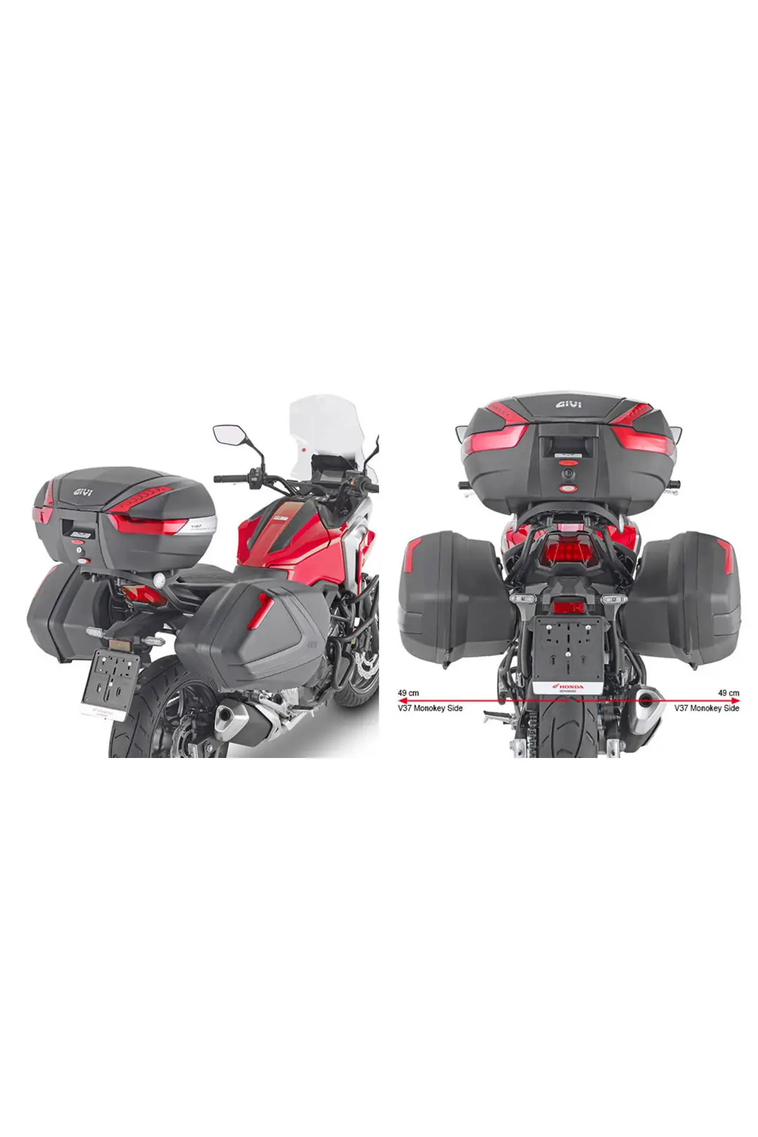 Givi PLX1192 Honda Nc 750 X (21) Yan Çanta Taşıyıcı