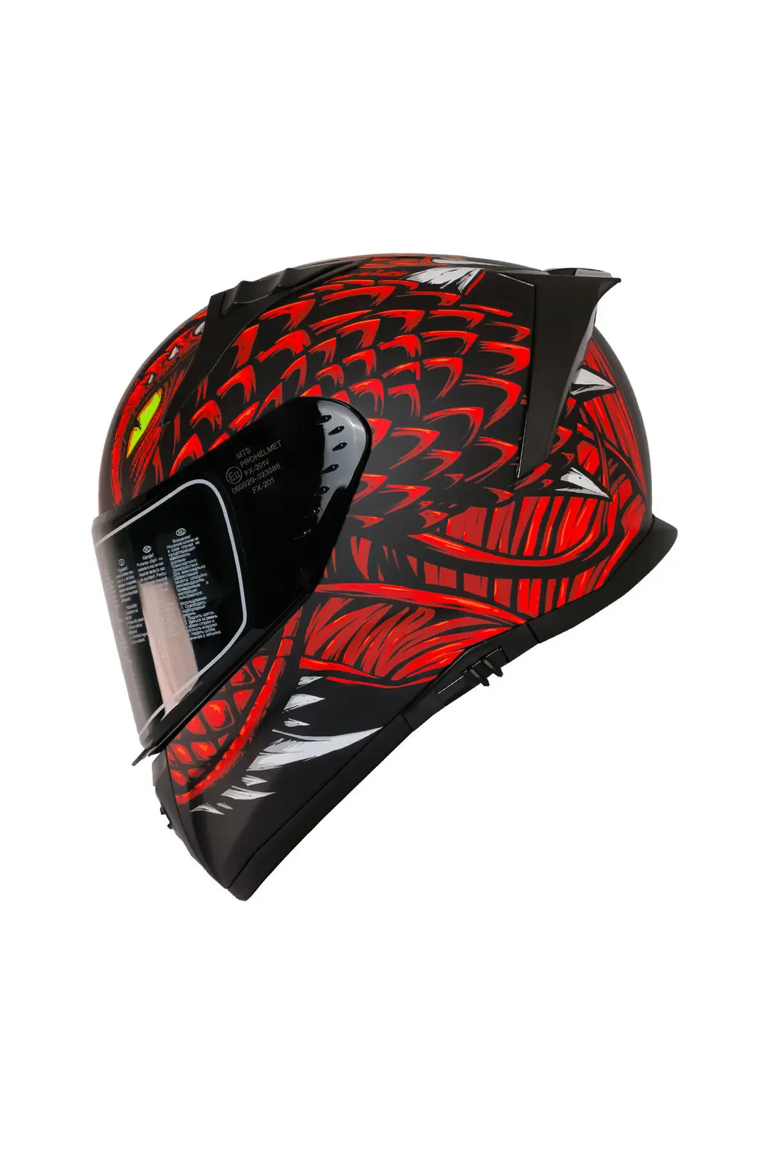 Mts Pro Helmets M-801 Snake Full Face Motosiklet Kaskı