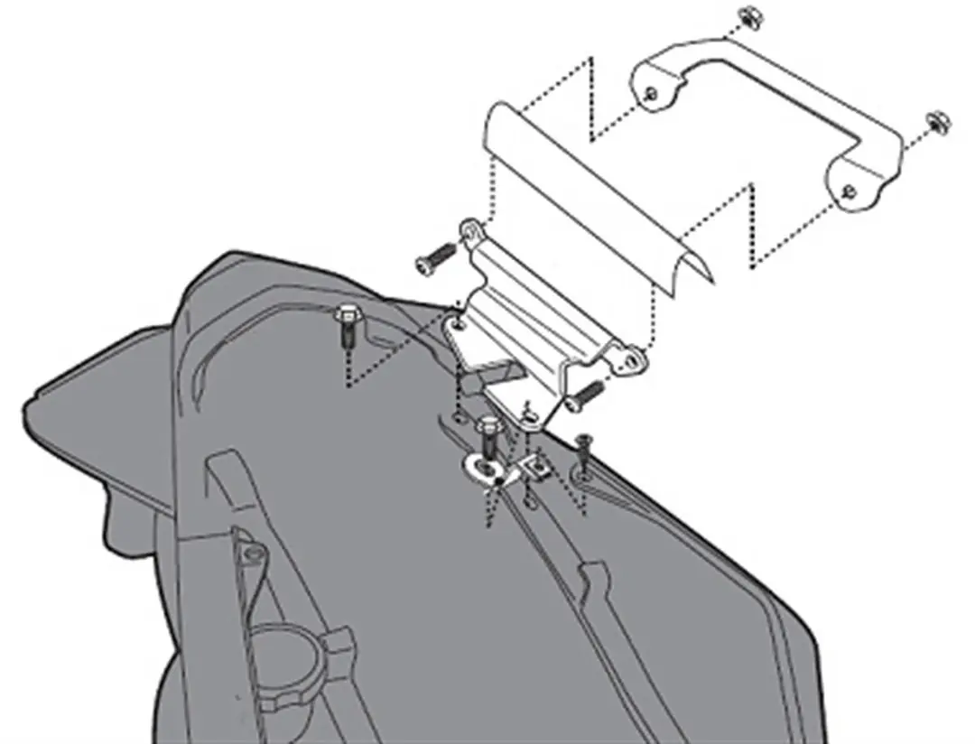 Givi 267KIT HONDA VFR 1200 F (10-16) Yan Çanta Taşıyıcı Bağlantı Kiti