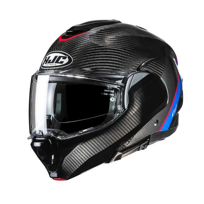Hjc F100 Carbon Stan MC21 Çene Açılır Kask