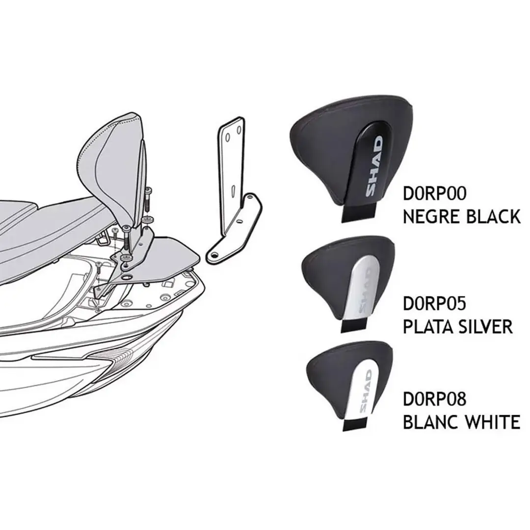 Shad Honda Forza 125/250/300 20-21 Sissy Bar D0RP00