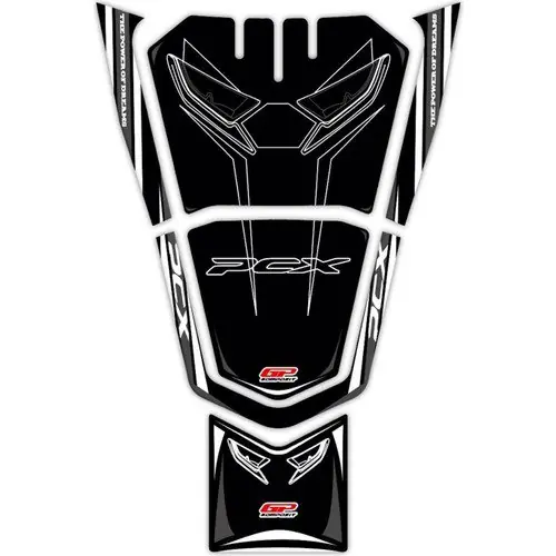 GP Kompozit Honda PCX 125 2021-2023 Uyumlu Tank Pad Gri