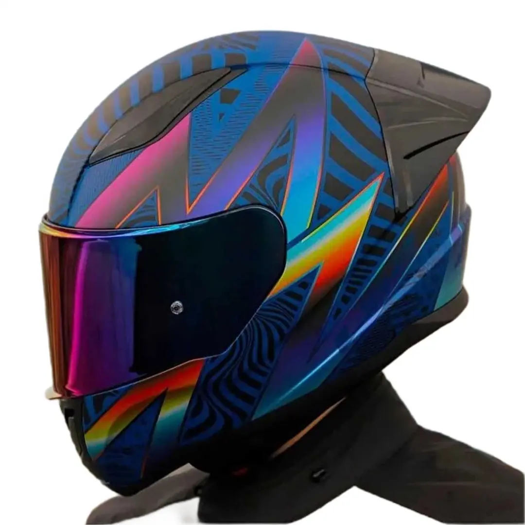 Ls2 Rapid 2 Optik Full Face Motosiklet Kaskı Gökkuşağı Vizörlü