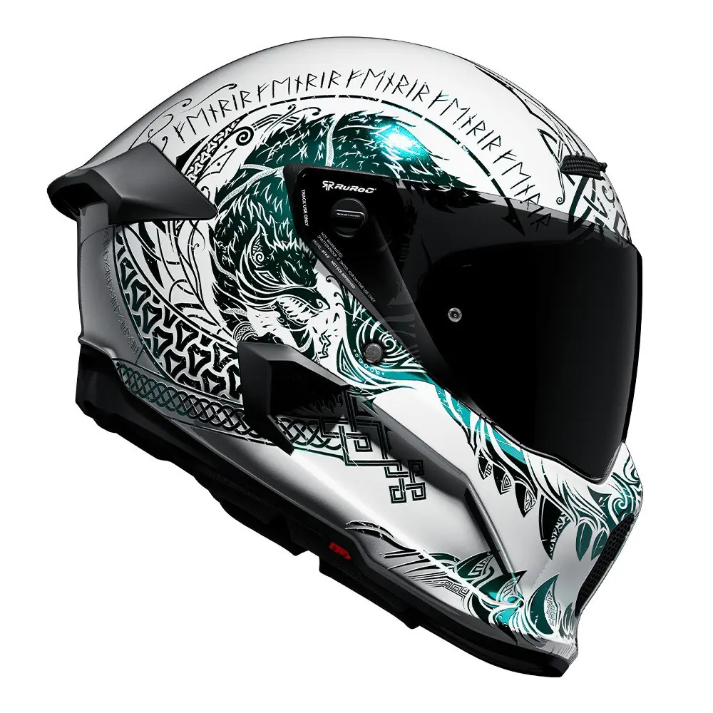 Ruroc AT4.0 Carbon Fenrir White Kapalı Kask