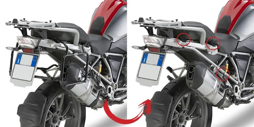 Givi PLR5108 BMW R 1200 GS - ADVENTURE (13-18) - R1250 GS (19) - ADVENTURE (19) Yan Çanta Taşıyıcı