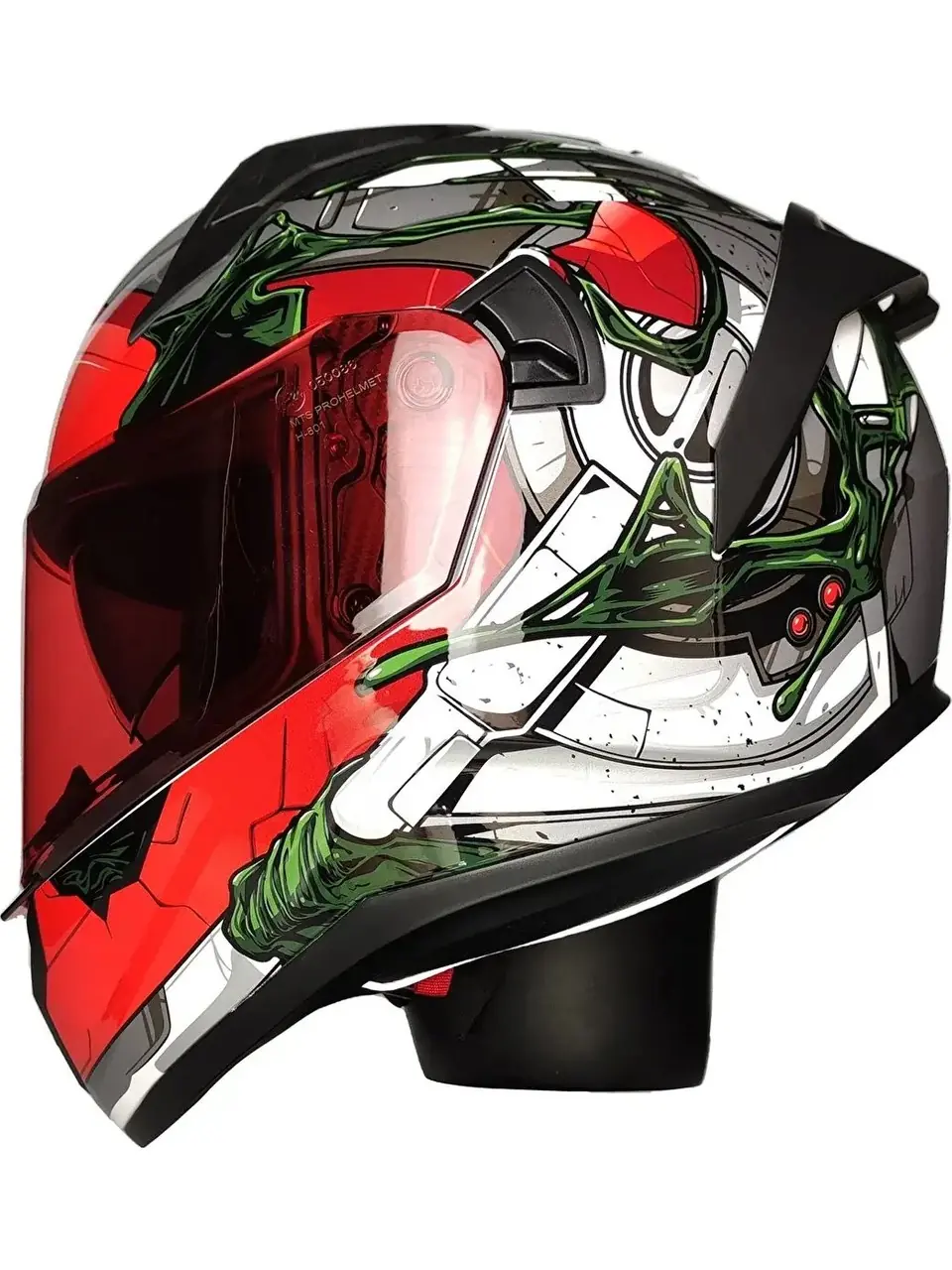 Mts Pro Helmets M-801 Snake Full Face Motosiklet Kaskı - War