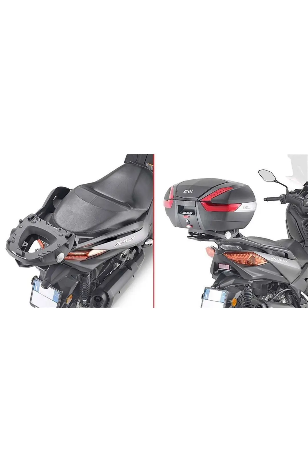 Givi SR2150 YAMAHA X-MAX 125 (18-20) - X-MAX 250-300 (17-20) - X-MAX 400 (18-20) Arka Çanta Taşıyıcı