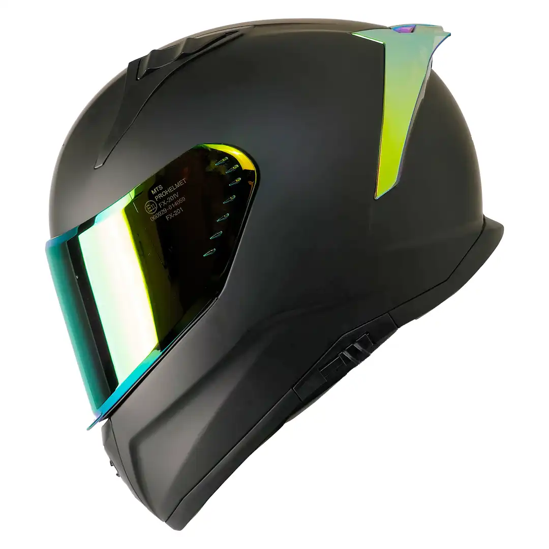 Mts Pro Helmtes M-801 Gold Kapalı Motosiklet Kaskı