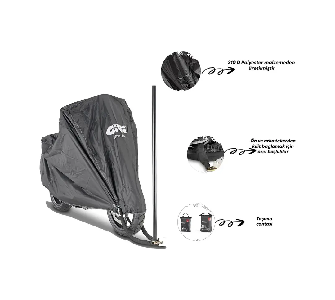 Givi S203 Motosiklet Brandası(Scooter-Motor)
