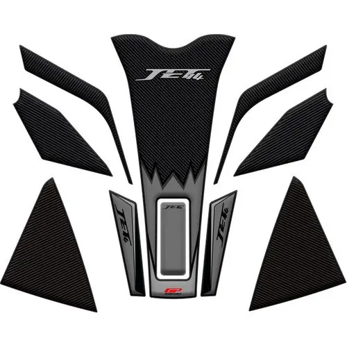 GP Kompozit SYM Jet 14 2017-2022 Uyumlu Tank Pad Seti Gri