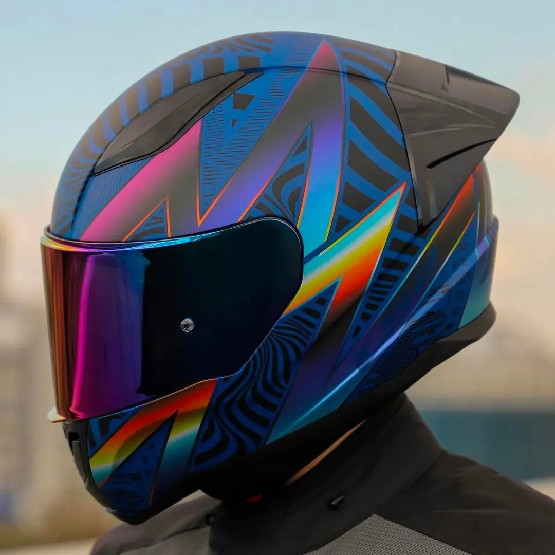 Ls2 Rapid 2 Optik Full Face Motosiklet Kaskı Şeffaf + Gökkuşağı Vizörlü