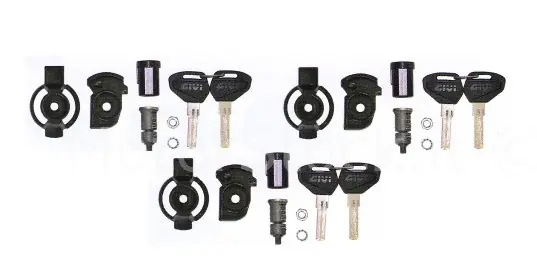 Givi SL103 Çanta Güvenlikli Anahtar Seti 3lü