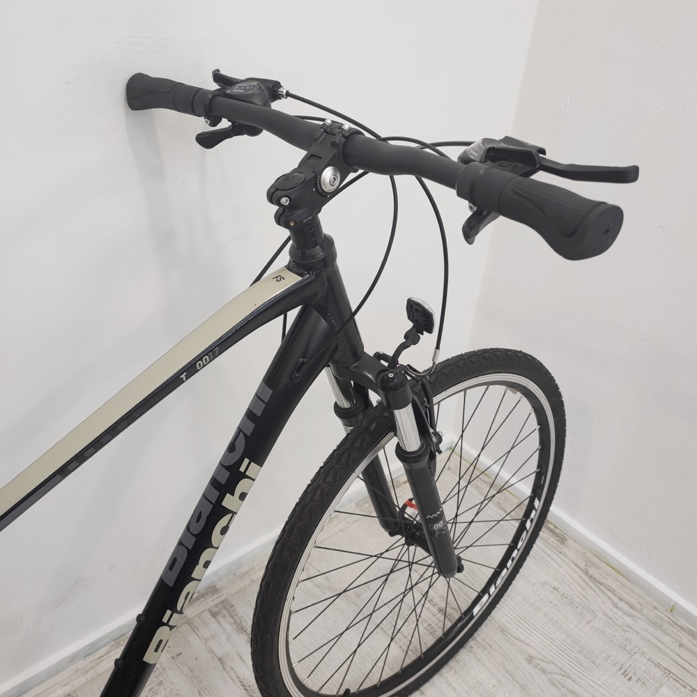 Bianchi T0017FS (Outlet) 28 jant Şehir Bisikleti (Siyah Bej) 47 Kadro