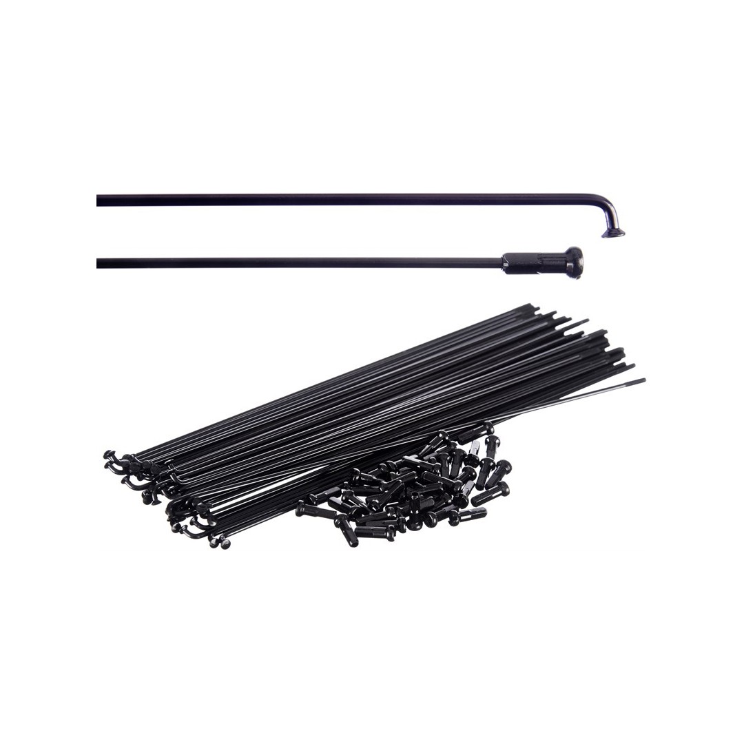 Vona 2MM Çelik Jant Teli Siyah (36 Adet) - 290 mm
