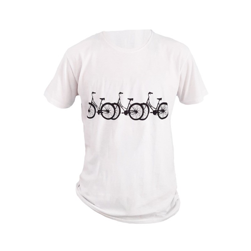 Bisiklet Baskılı Tişört