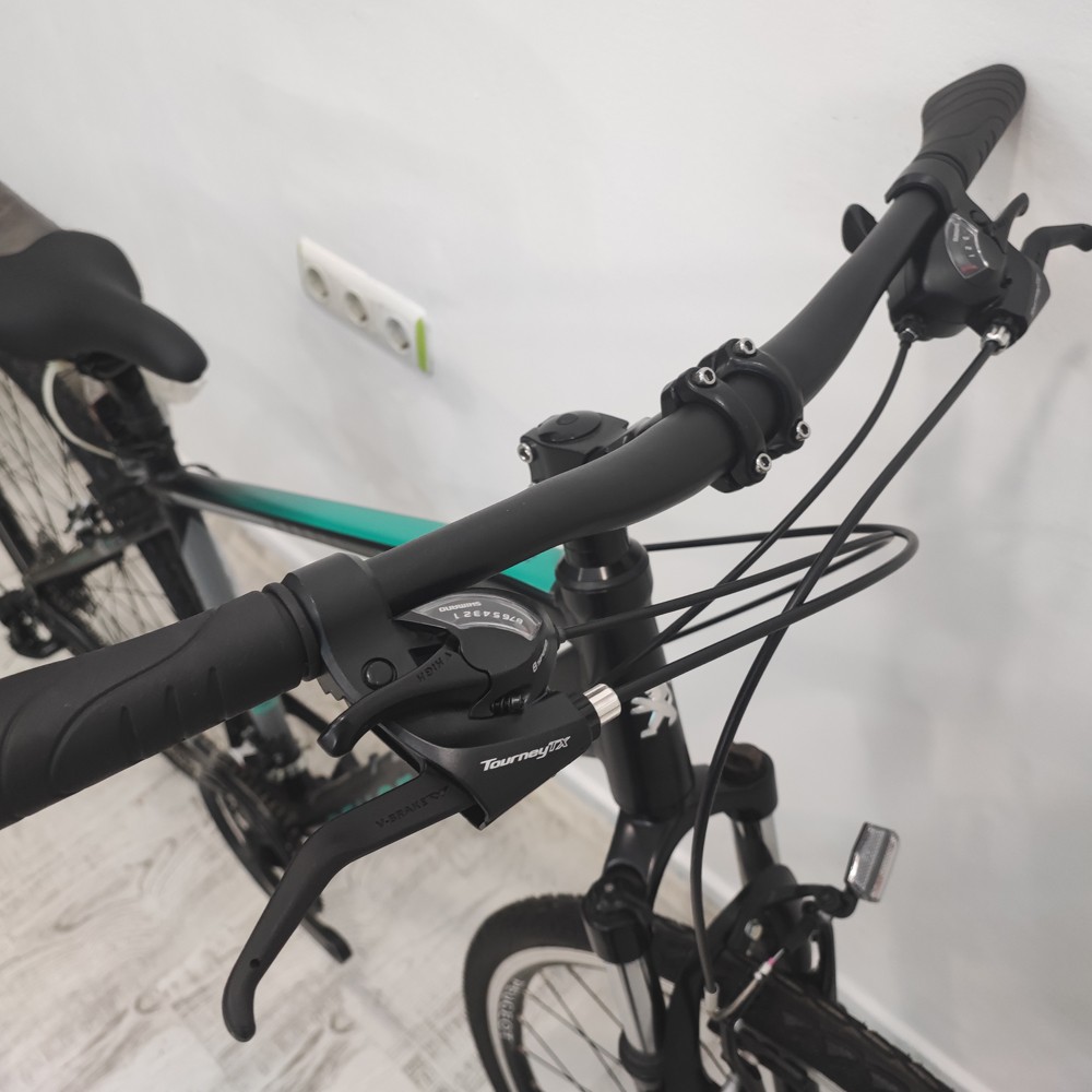 Peugeot T17FS (Outlet) Şehir & Tur Bisikleti (Mat Siyah, Yeşil, Gri) 47 Kadro