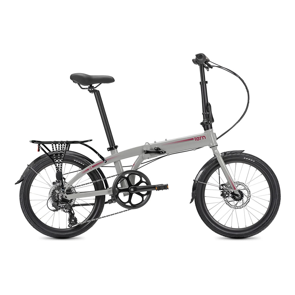 Tern Link B8 20 Jant Katlanabilir Bisiklet - Parlak Çimento, Kırmızı