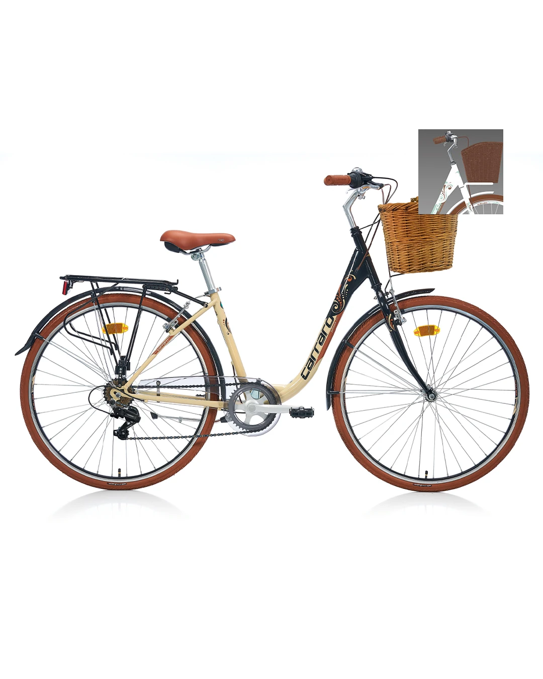 Carraro Juliana 28 28 jant Şehir & Tur Bisikleti (Beyaz Bej)