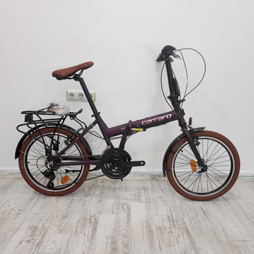 Carraro Flexi 121 (Outlet) 20 jant Katlanabilir Bisiklet (Viola Bakır)