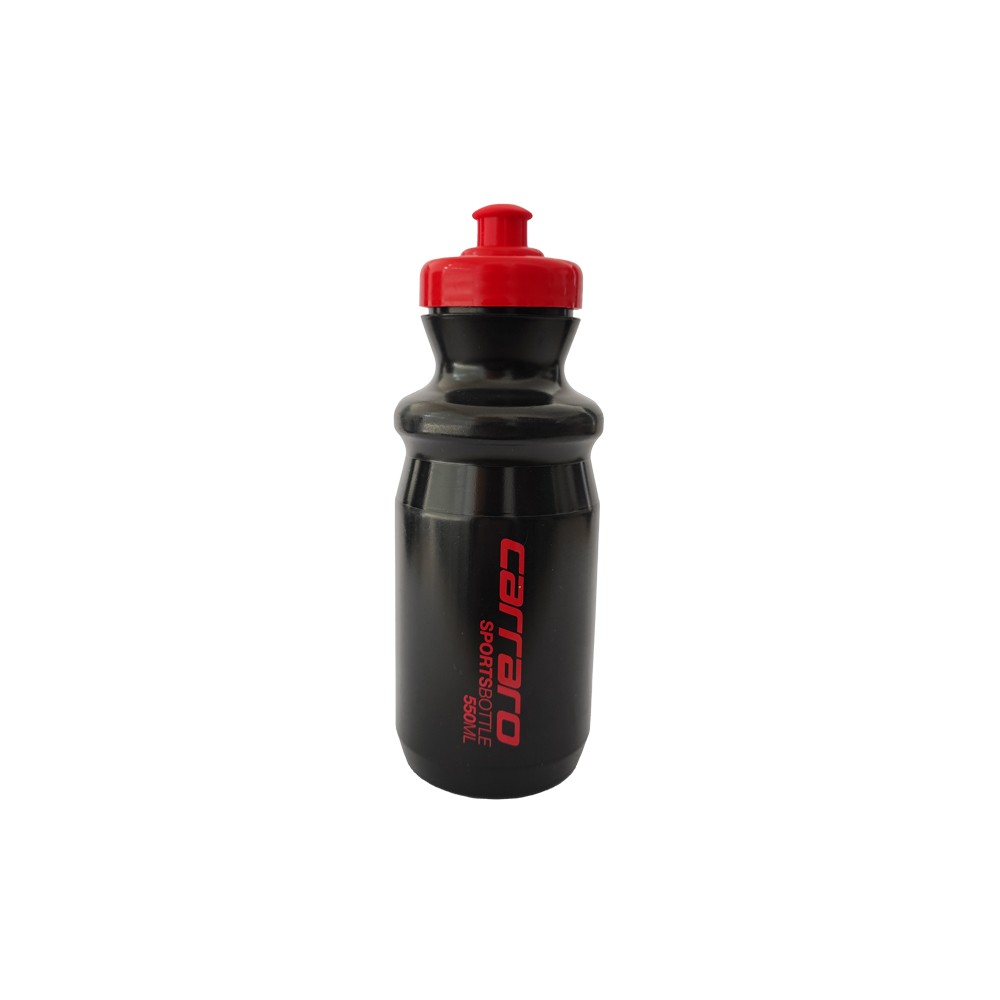 Carraro Sports Bottle 550ml Siyah Kırmızı