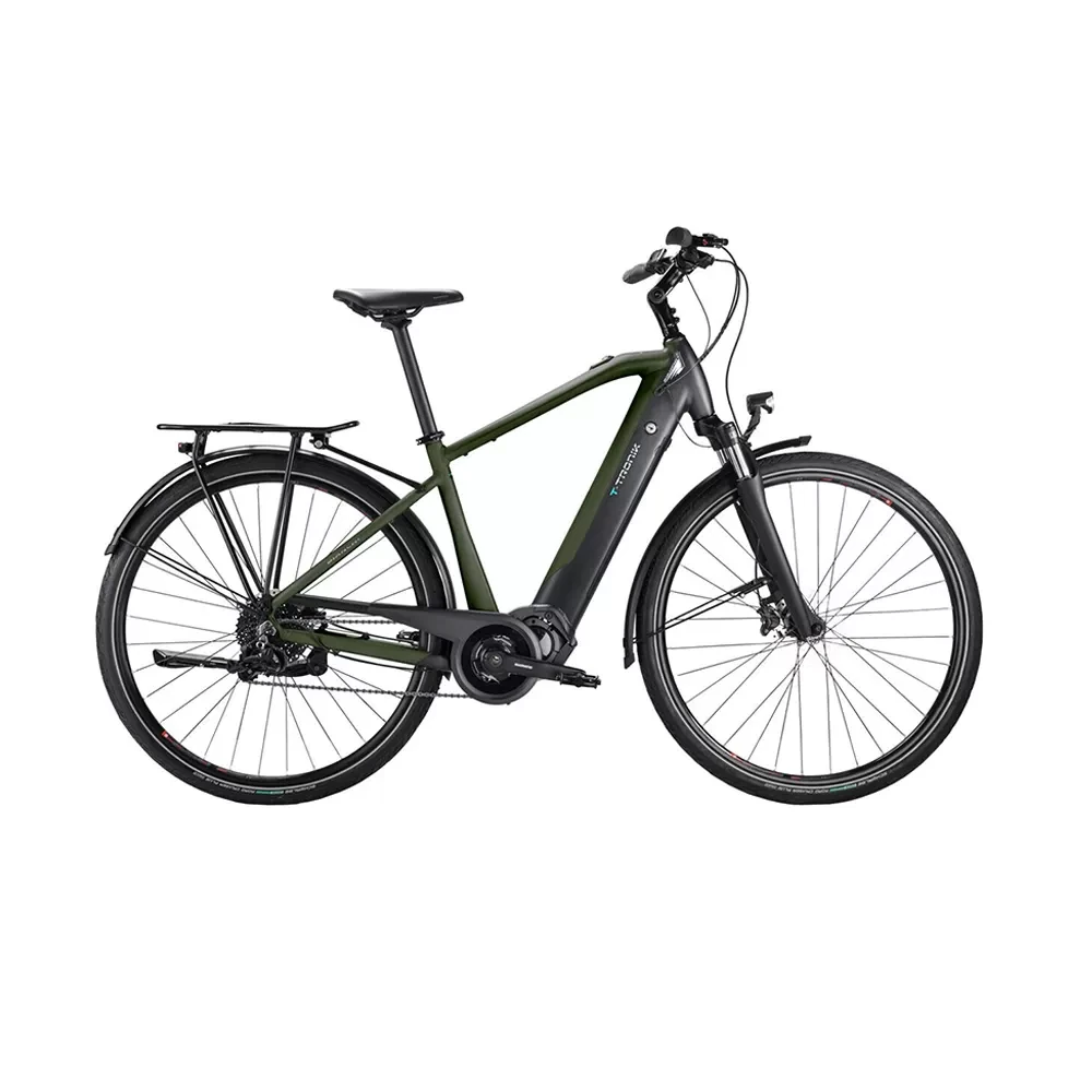 Bianchi T-Tronik T DB X5/X7 9S 470H  E6100 Elektrikli Bisiklet - Yeşil, Koyu Grafit