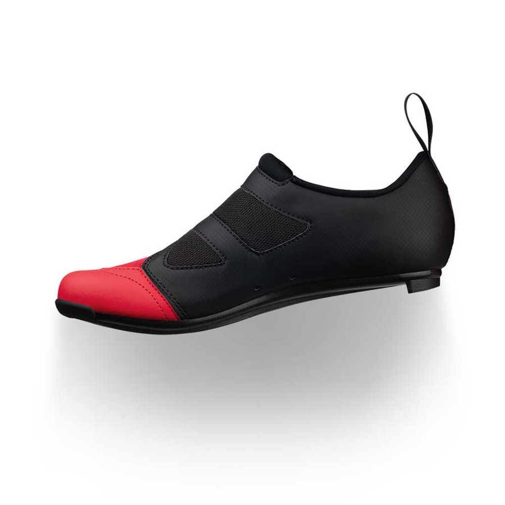 Fizik Transiro Powerstrap R4 Triathlon Ayakkabısı (43 Numara) Siyah Kırmızı