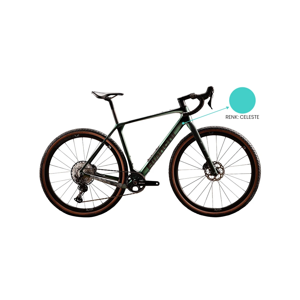 Bianchi Arcadex Pro GRX820/822 Gravel Bisiklet - 48 Kadro Celeste