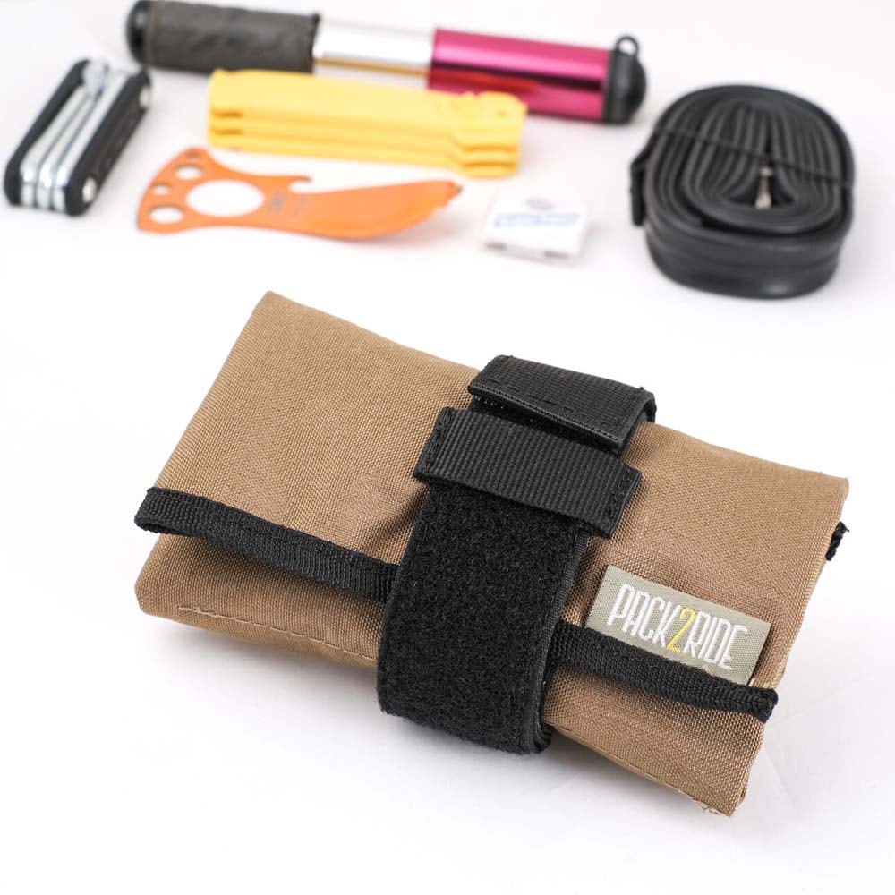 Pack2Ride Blossom Rulo Sele Altı Çantası - Kayote
